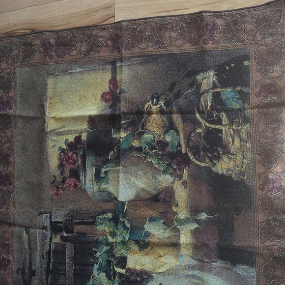 Old World Wine Tapestry - Picture 2 of 6
